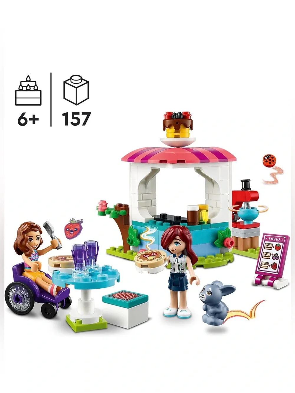 Lego 41753 Friends Sets: Pancake Shop 6+ 157 Pcs - New in Damaged Box